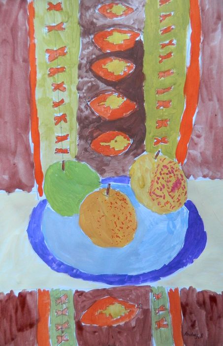 Art Studio PALETTE. Andry  Komarynsky Picture.   Still Life Fruits & Vegi 