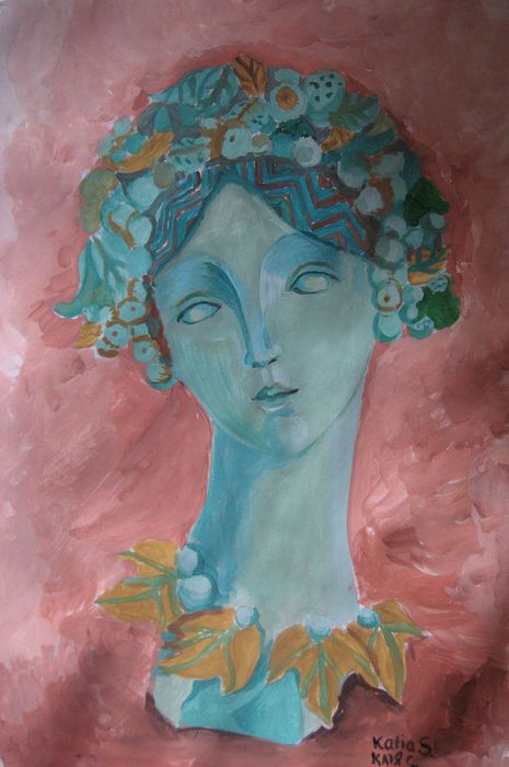 Art Studio PALETTE. Katia Skorokhod Picture.  Tempera   