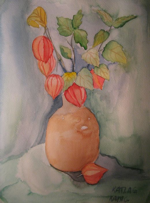 Art Studio PALETTE. Katia Skorokhod Picture.  Watercolour Still Life Still Life 