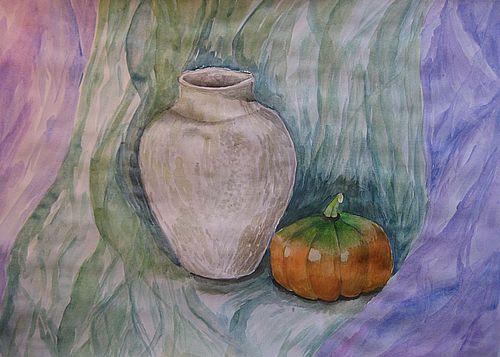 Art Studio PALETTE. Nastya Tesenkova Picture. Fine Art Paper Watercolour   