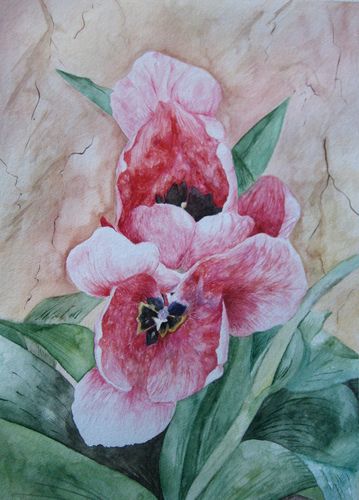 Art Studio PALETTE. Nastya Tesenkova Picture.   Plants Flowers 