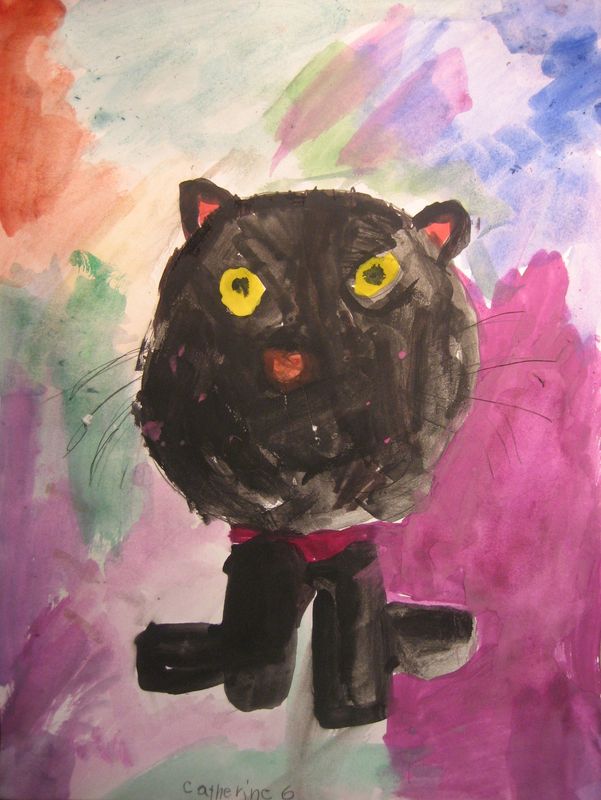 Art Studio PALETTE. Catherine Hatch Picture.   Animals Cats 