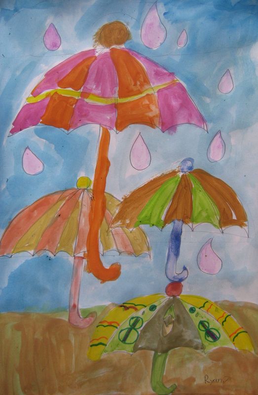 Art Studio PALETTE. Ryan Lin Picture.  Marker, Tempera   