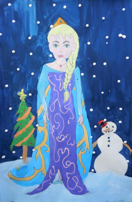 Art Studio PALETTE. Cheska O.Retita Picture.   Fantasy Snowqueen 