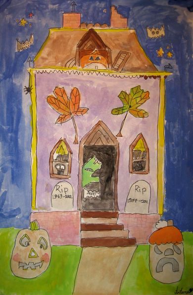 Art Studio PALETTE. Artem Miasnykov Picture.   Holidays Halloween 