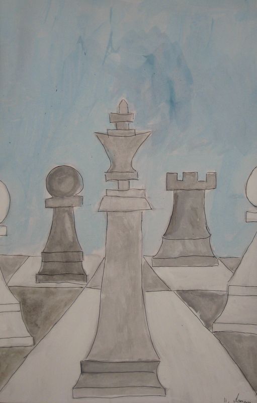 Art Studio PALETTE. Artem Miasnykov Picture.   Fantasy Chess 