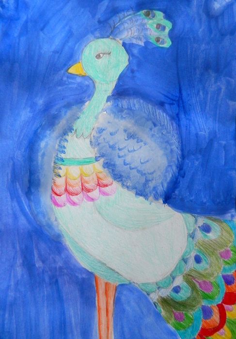 Art Studio PALETTE. Artem Miasnykov Picture.   Animals Birds 