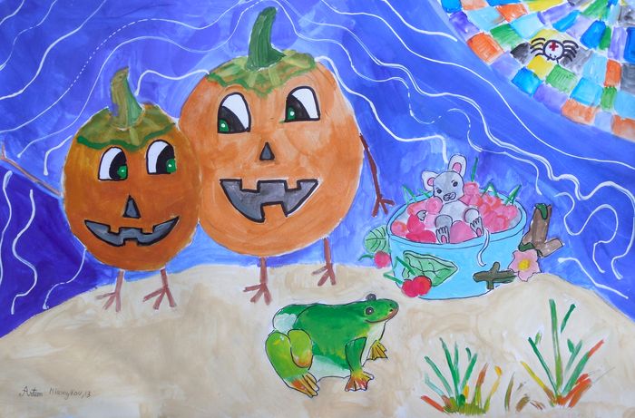 Art Studio PALETTE. Artem Miasnykov Picture.   Holidays Halloween 