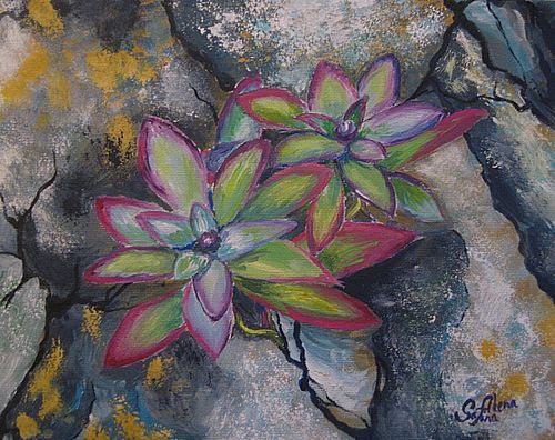 Art Studio PALETTE. Alena Safina Picture. Canvas Acrylic   