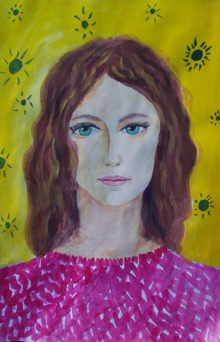 Art Studio PALETTE. Ana Milosovic Picture.   People Selfportrait 