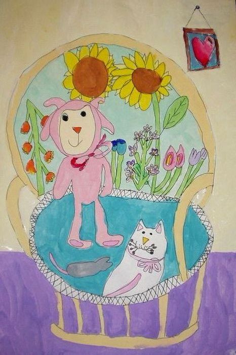 Art Studio PALETTE. Sara Milosovic Picture.  Watercolour, Ink   