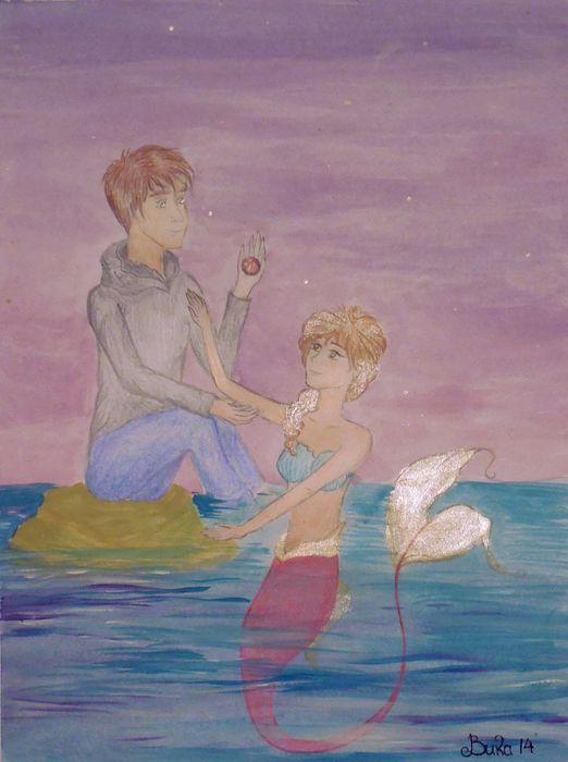 Art Studio PALETTE. Vika Maslova Picture.   Fantasy Mermaid 