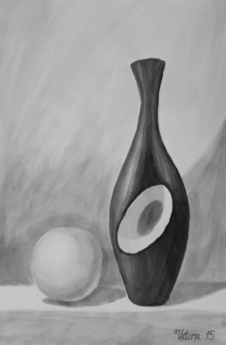 Art Studio PALETTE. Vika Maslova Picture.  Watercolour Still Life Still Life 