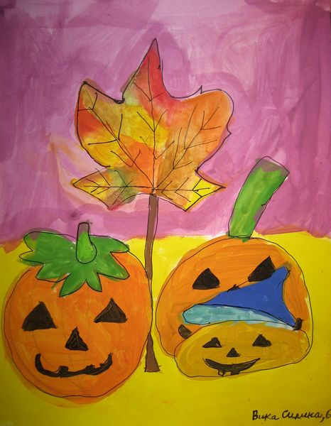 Art Studio PALETTE. Viktoria Silina Picture.   Holidays Halloween 