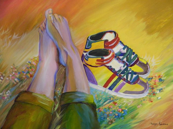 Art Studio PALETTE. Taisiya Rybakova Picture. Canvas Acrylic   