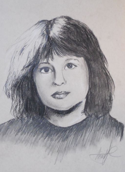 Art Studio PALETTE. Anastasiia Sergeyenko Picture.  Pastel People Portrait 