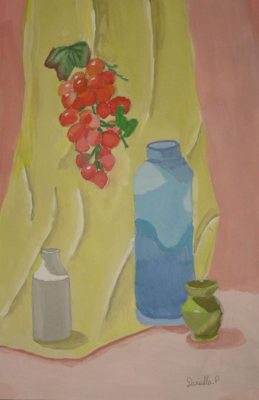 Art Studio PALETTE. Daniella  Pashuk Picture.  Tempera Still Life Still Life 