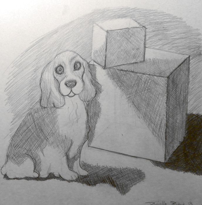 Art Studio PALETTE. Daniella  Pashuk Picture.  Pencil Still Life Still Life 