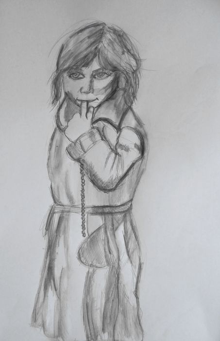 Art Studio PALETTE. Daniella  Pashuk Picture.  Pencil People People 