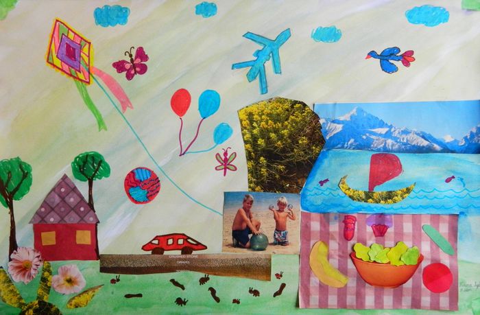 Art Studio PALETTE. Katia  Lubenkova Picture.   Holidays Summer Воспоминания о Лете