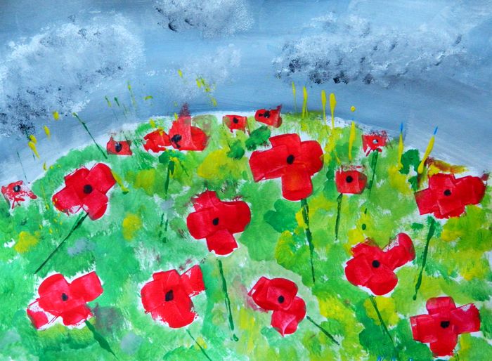 Art Studio PALETTE. Katia  Lubenkova Picture.   Plants Flowers 