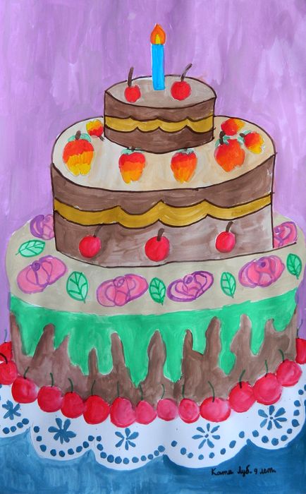 Art Studio PALETTE. Katia  Lubenkova Picture.   Fantasy Cakes 