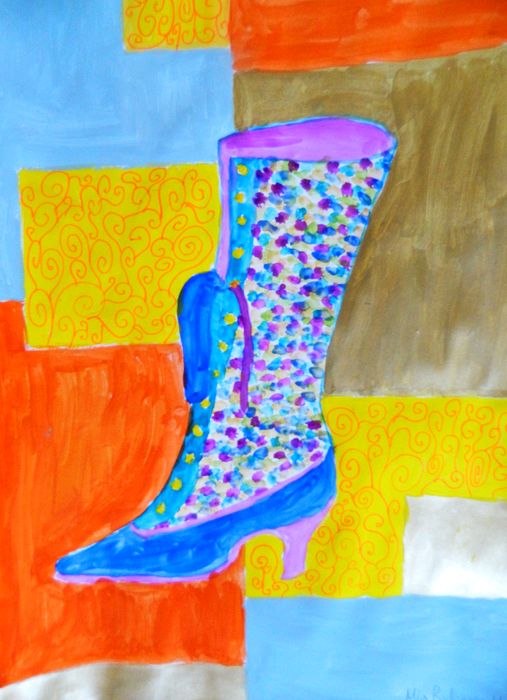 Art Studio PALETTE. Mila Radojevic Picture.   Design Footwear 