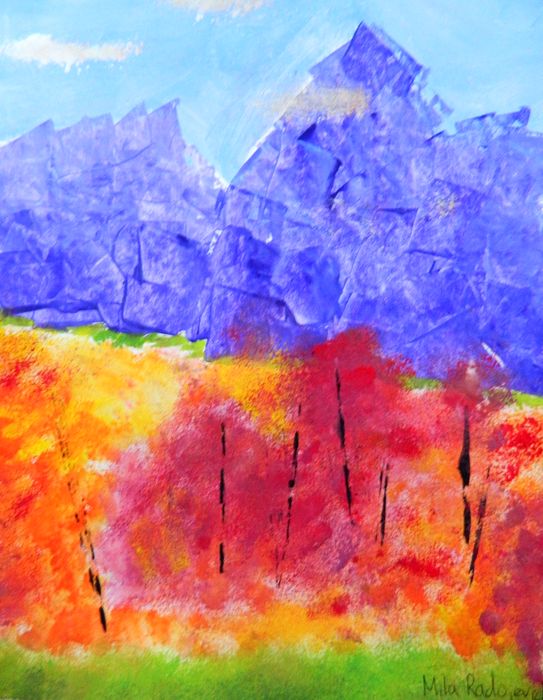 Art Studio PALETTE. Mila Radojevic Picture.   Landscape Nature 