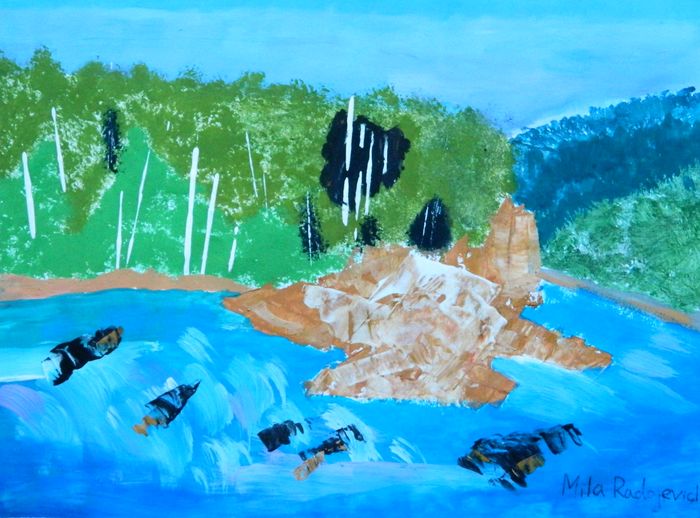 Art Studio PALETTE. Mila Radojevic Picture.   Landscape Nature 