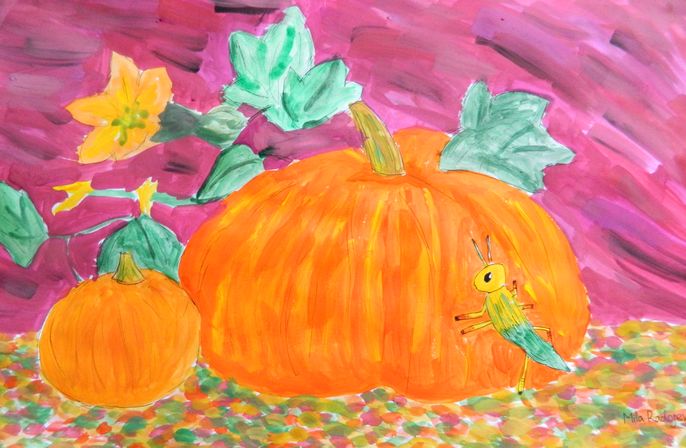 Art Studio PALETTE. Mila Radojevic Picture.   Still Life Fruits & Vegi 