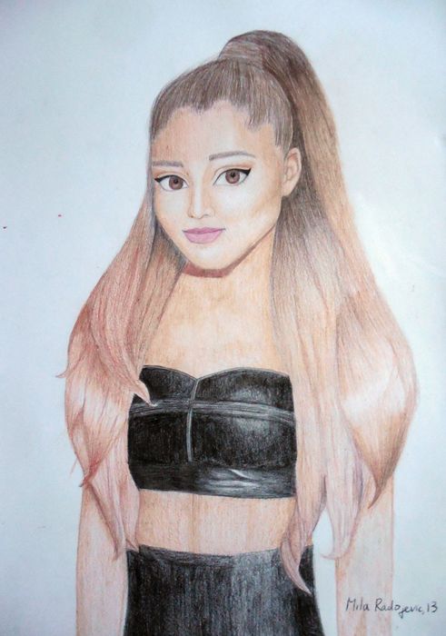 Art Studio PALETTE. Mila Radojevic Picture.  Coloured Pencil People People 