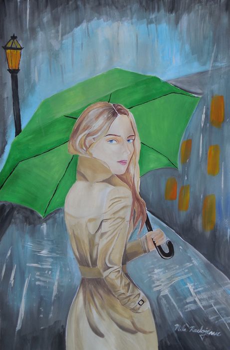 Art Studio PALETTE. Mila Radojevic Picture.  Tempera   