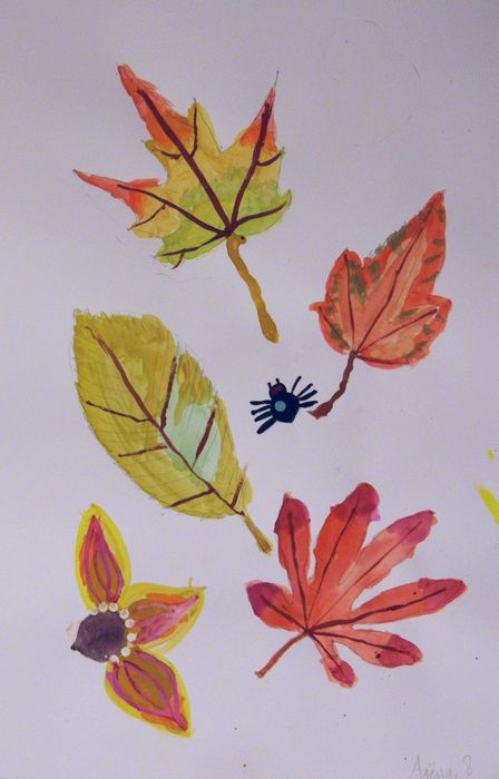 Art Studio PALETTE. Alyona Glazyrina Picture.   Plants Leaves 