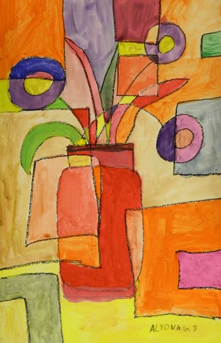 Art Studio PALETTE. Alyona Glazyrina Picture.  Mixed Media Still Life Still Life 