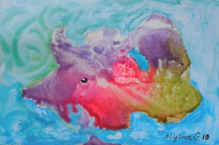 Art Studio PALETTE. Alyona Glazyrina Picture.  Wax   