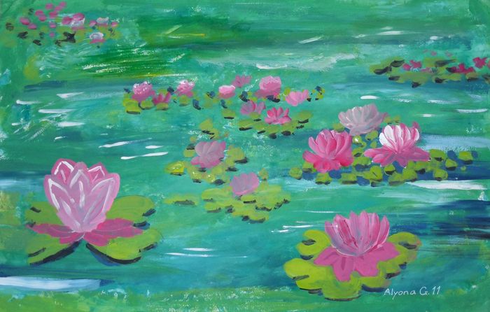 Art Studio PALETTE. Alyona Glazyrina Picture.  Tempera   