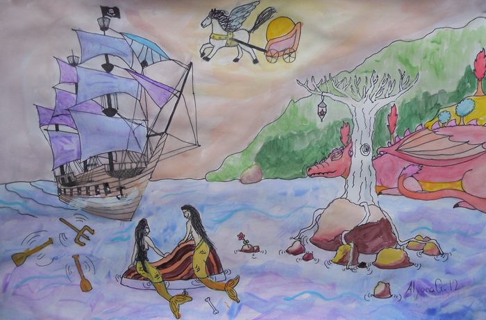 Art Studio PALETTE. Alyona Glazyrina Picture.   Fantasy Imagenation 