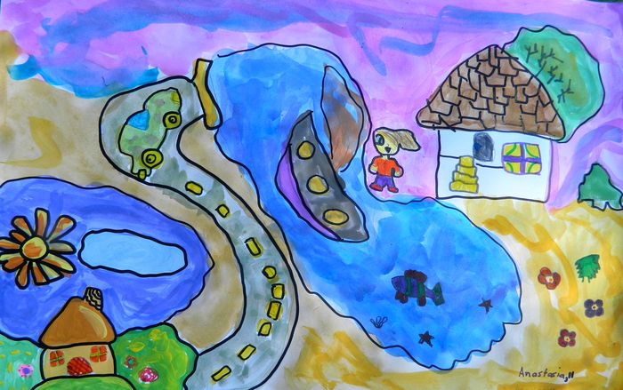 Art Studio PALETTE. Anastasia Nistor Picture.   Holidays Summer 