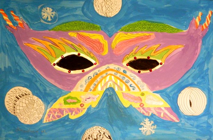 Art Studio PALETTE. Anastasia Nistor Picture.   Fantasy Mask 