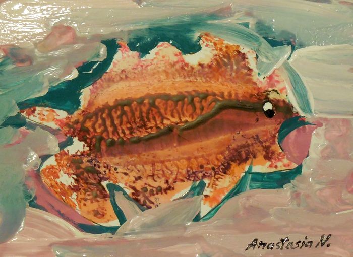 Art Studio PALETTE. Anastasia Nistor Picture.  Wax Animals Fish 
