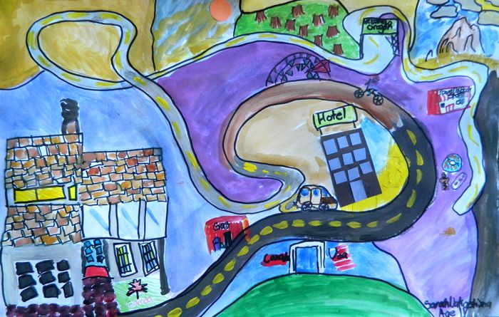 Art Studio PALETTE. Sarah Nakashima Picture.   Holidays Summer 