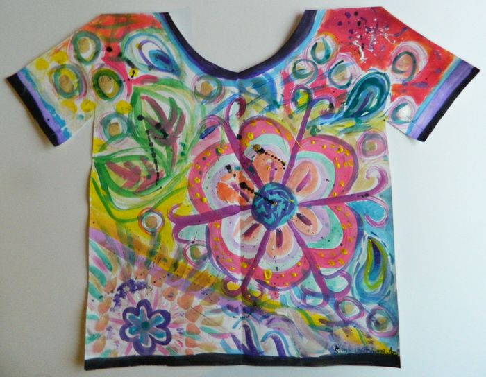 Art Studio PALETTE. Sarah Nakashima Picture.   Design T-Shirt 
