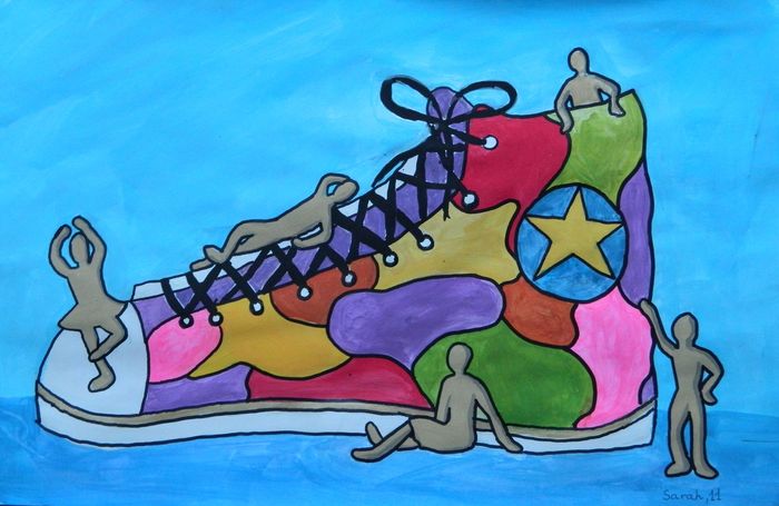 Art Studio PALETTE. Sarah Nakashima Picture.   Design Footwear 