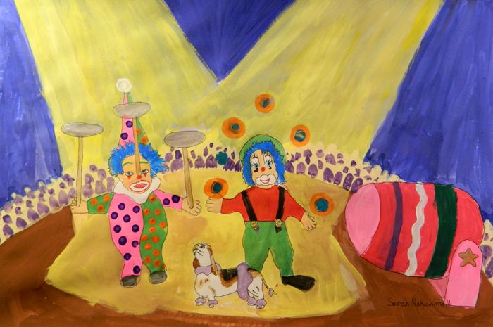 Art Studio PALETTE. Sarah Nakashima Picture.   Fantasy Clown 