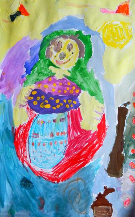Art Studio PALETTE. Nadegda Nivinskaia Picture.   Dec. Art Matryoshka  
