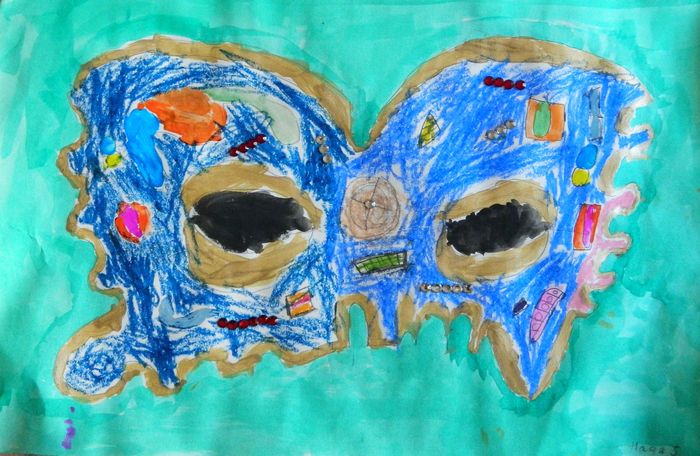 Art Studio PALETTE. Nadegda Nivinskaia Picture.   Fantasy Mask 