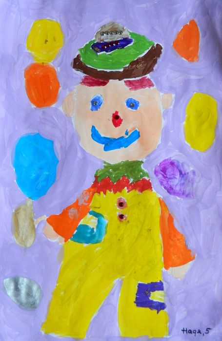 Art Studio PALETTE. Nadegda Nivinskaia Picture.   Fantasy Clown 