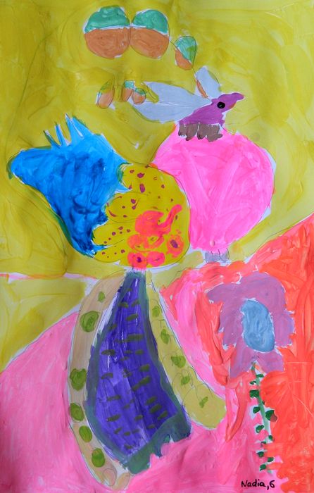 Art Studio PALETTE. Nadegda Nivinskaia Picture.   Dec. Art Birds 