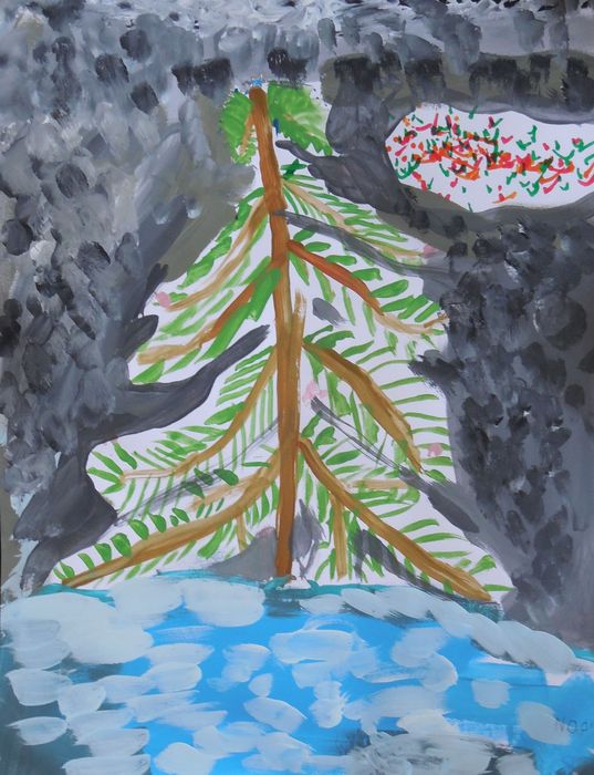 Art Studio PALETTE. Nadegda Nivinskaia Picture.   Holidays Christmas 