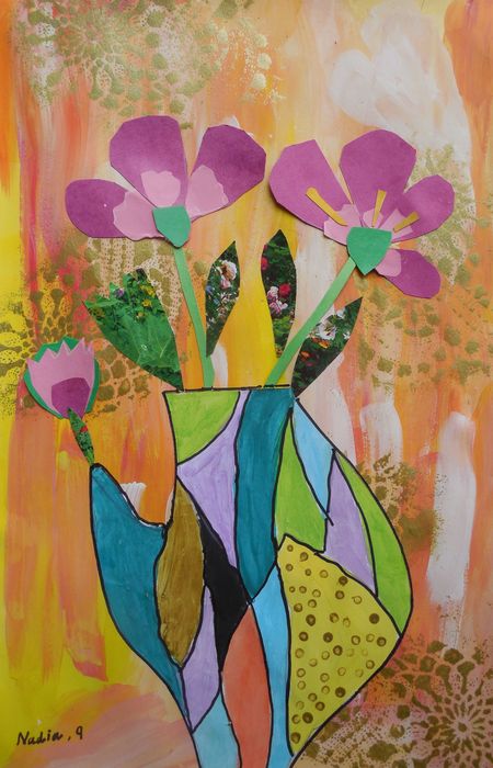 Art Studio PALETTE. Nadegda Nivinskaia Picture.  Mixed Media Still Life Still Life 